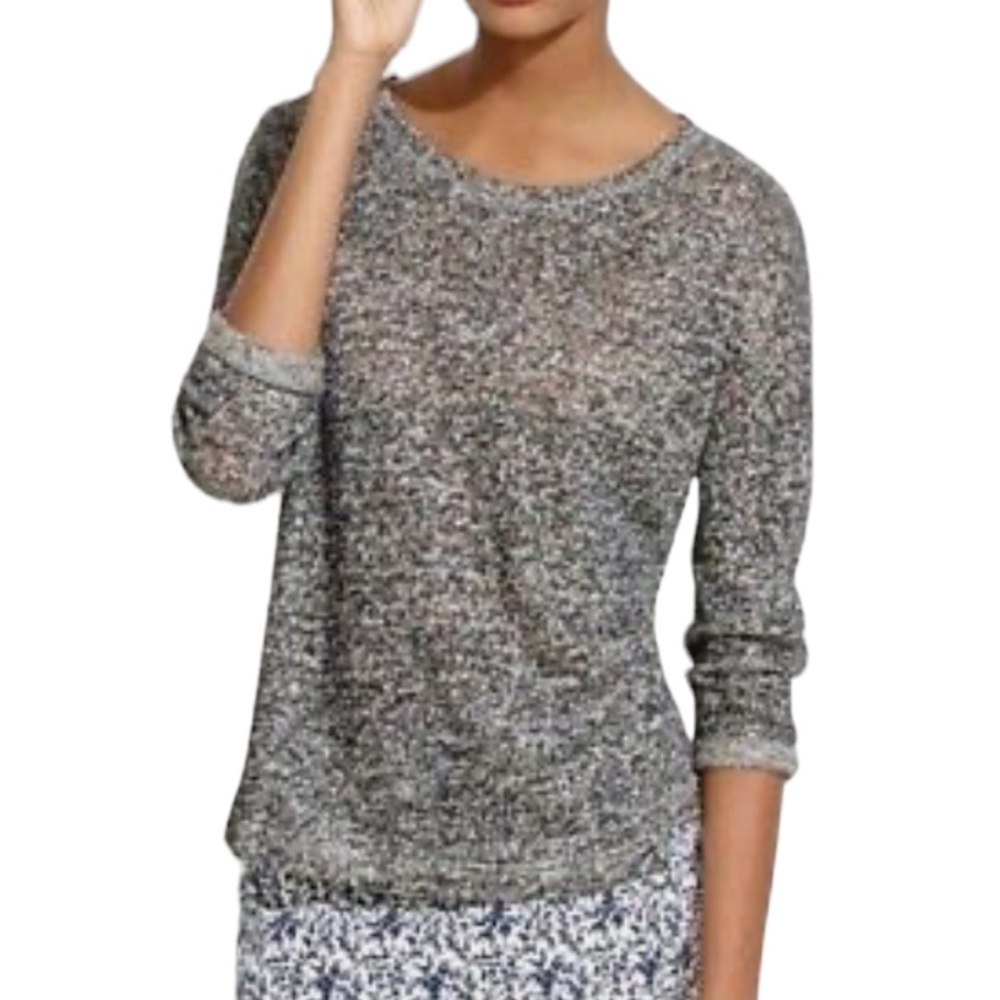 Madewell Peppermill Linen Knit Sweater Sz XS